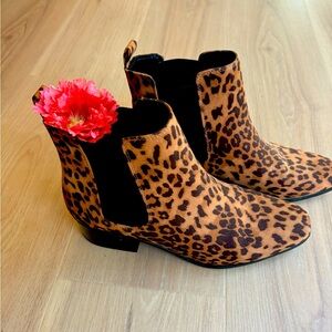 A New Day Leopard Booties